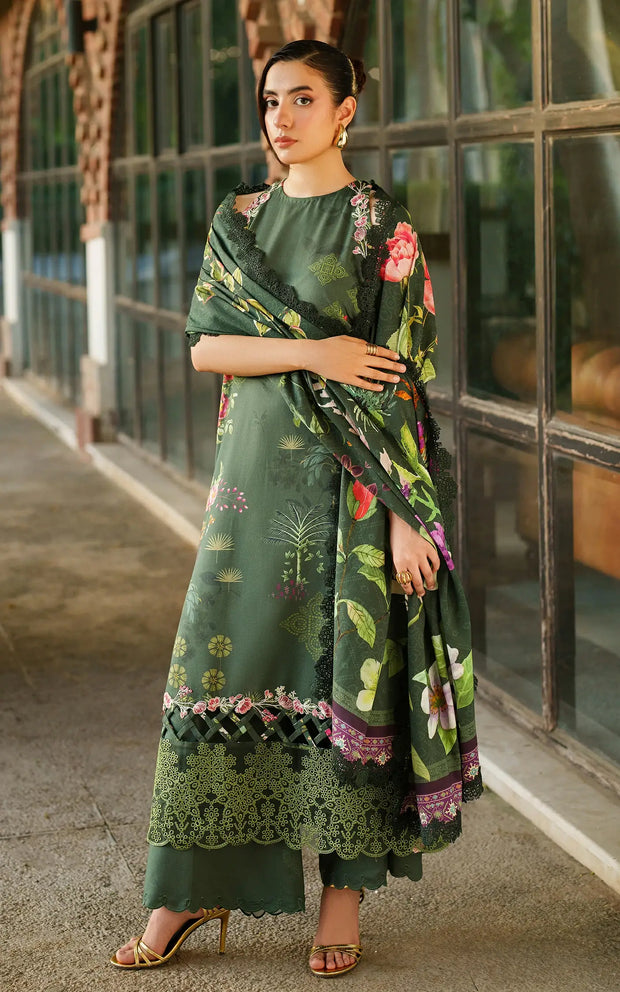 Asifa and Nabeel | Meraki Winter 25 | Jade Dusk - Official Asifa and Nabeel - Agha Fabrics UK