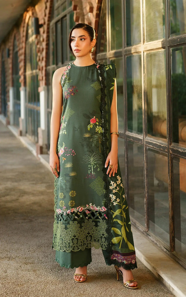 Asifa and Nabeel | Meraki Winter 25 | Jade Dusk - Official Asifa and Nabeel - Agha Fabrics UK