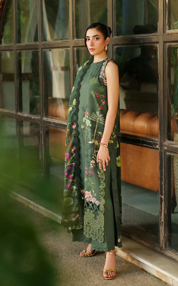 Asifa and Nabeel | Meraki Winter 25 | Jade Dusk - Official Asifa and Nabeel - Agha Fabrics UK