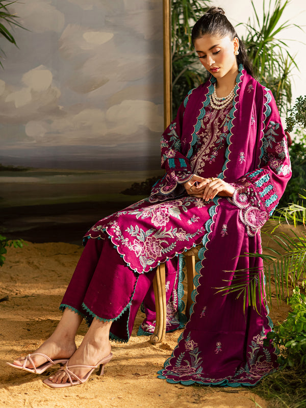 Mahnur | Kaia Slub Linen 25 | K - 09 | 3 PC LINEN