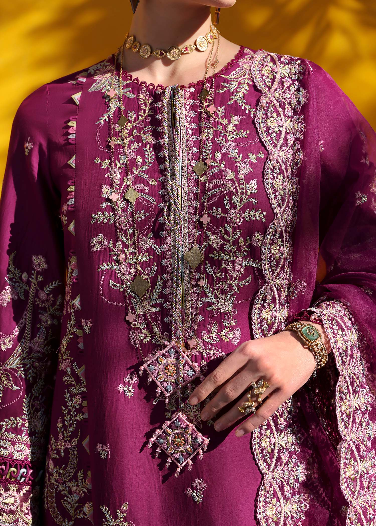 Kanwal Malik | Elysia Luxury Lawn 25 | Lavena