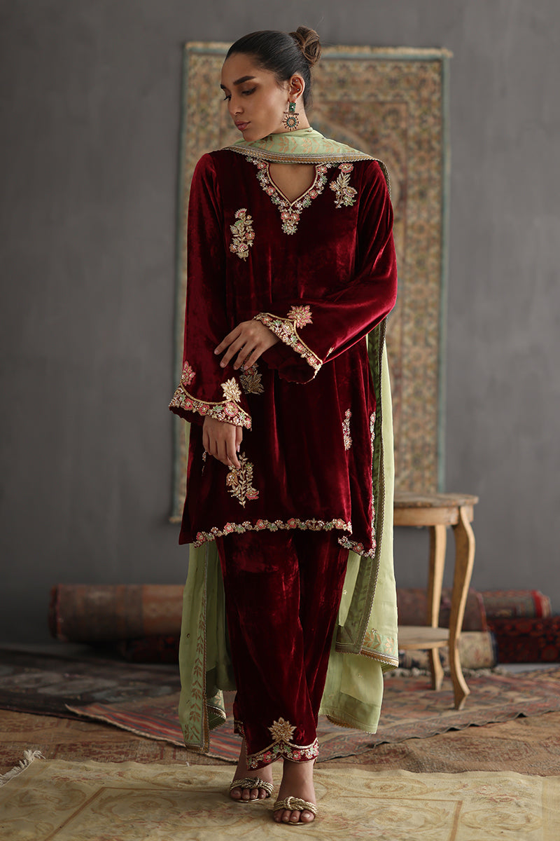 Sana Abbas | Velvet Formals | KARLA - Official Sana Abbas - Agha Fabrics UK