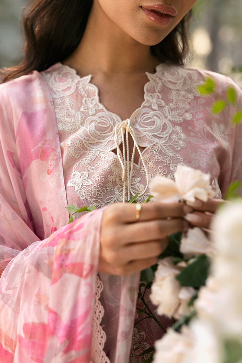 Cross Stitch | Premium Lawn 25 | MEADOW MIST - Official Cross Stitch - Agha Fabrics UK