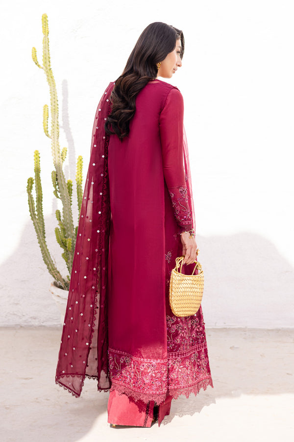 Marjjan | Elyna Lawn | LENI MP-46 (MAGENTA) - Official Marjjan - Agha Fabrics UK