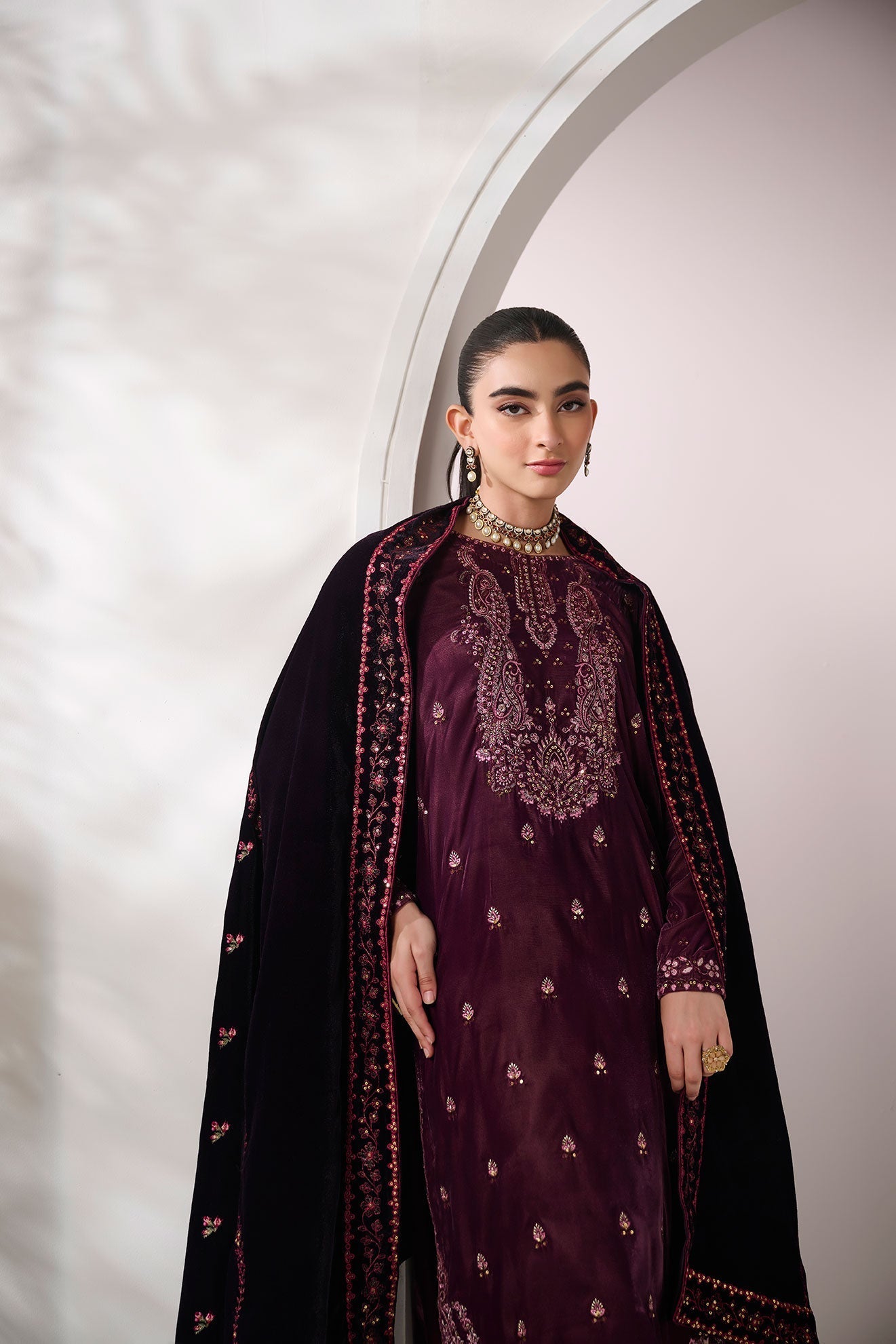 Dhanak | Velvet Edit | FW24DA-2621 PURPLE