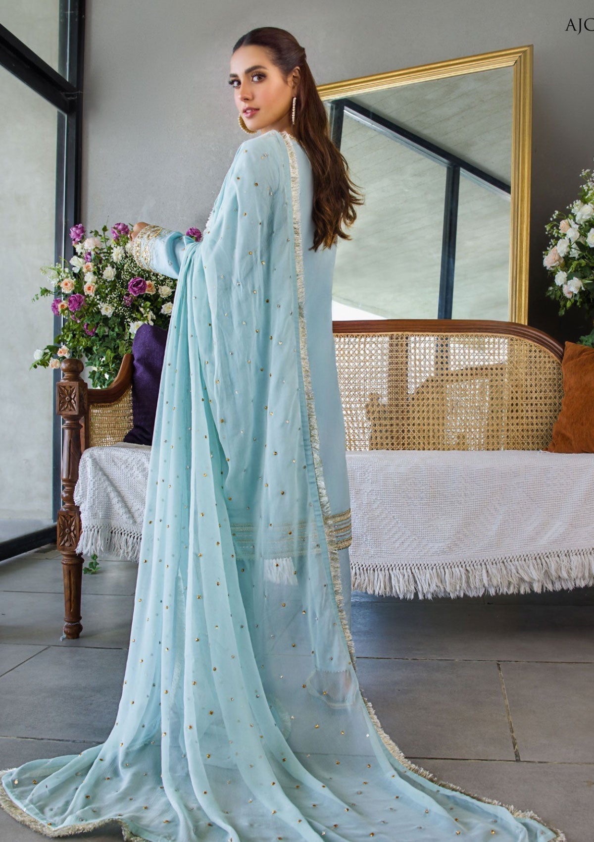 Lawn Collection - Asim Jofa - Chikankari - Eid - AJCK#7