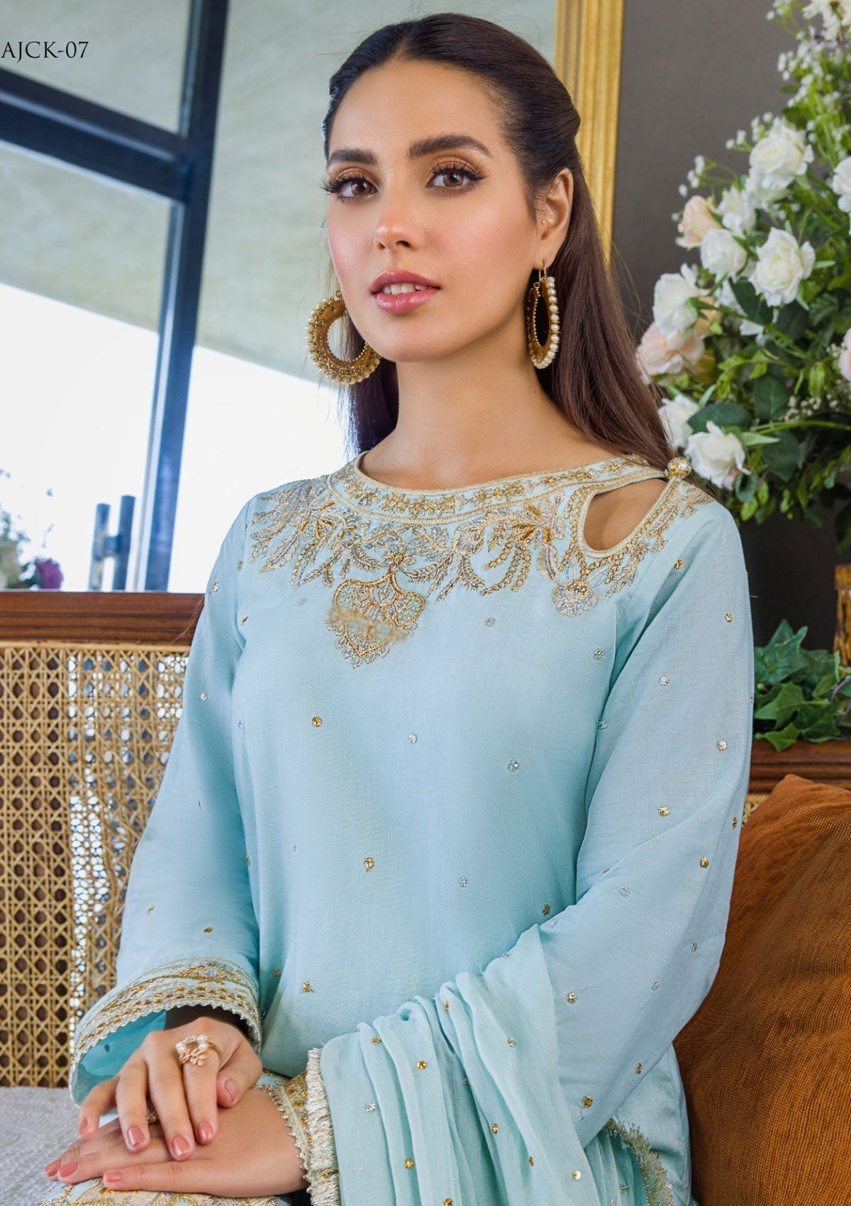 Lawn Collection - Asim Jofa - Chikankari - Eid - AJCK#7