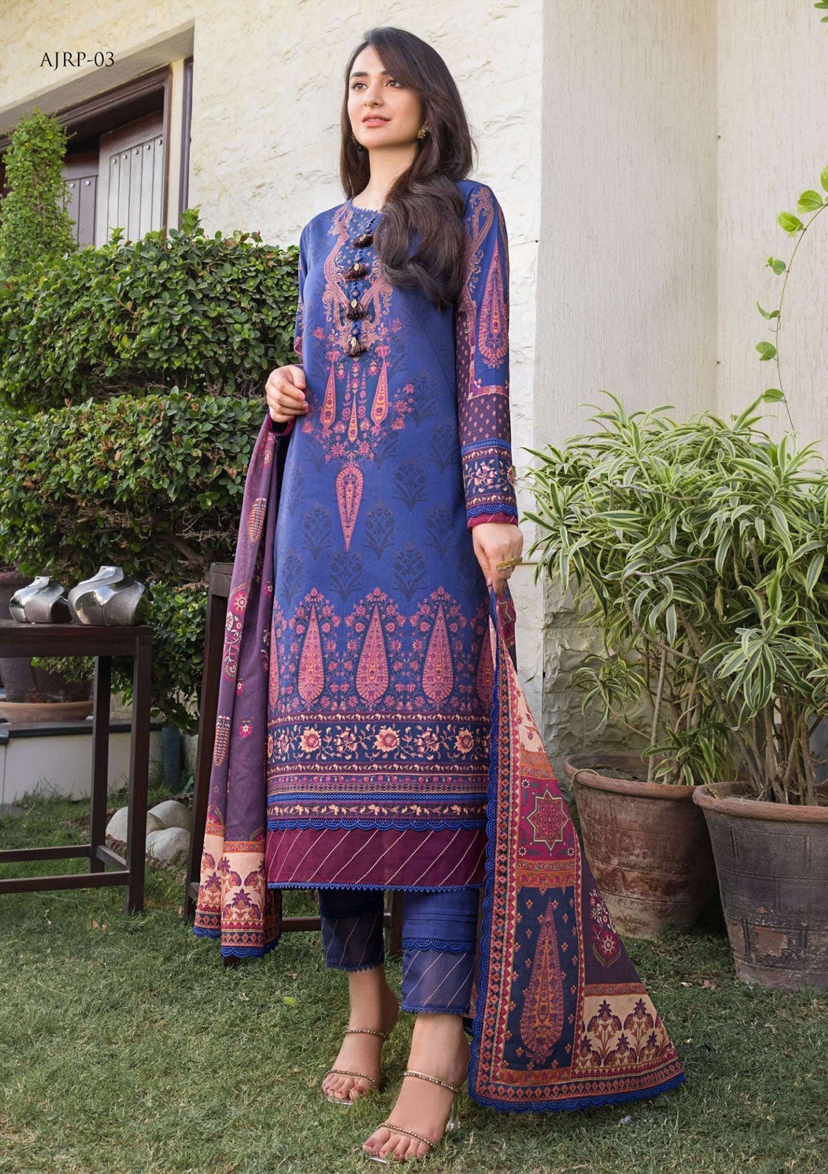 Lawn Collection - Asim Jofa - Rania - AJRP#03