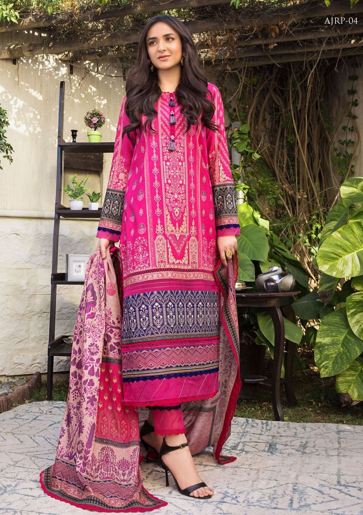 Lawn Collection - Asim Jofa - Rania - AJRP#04