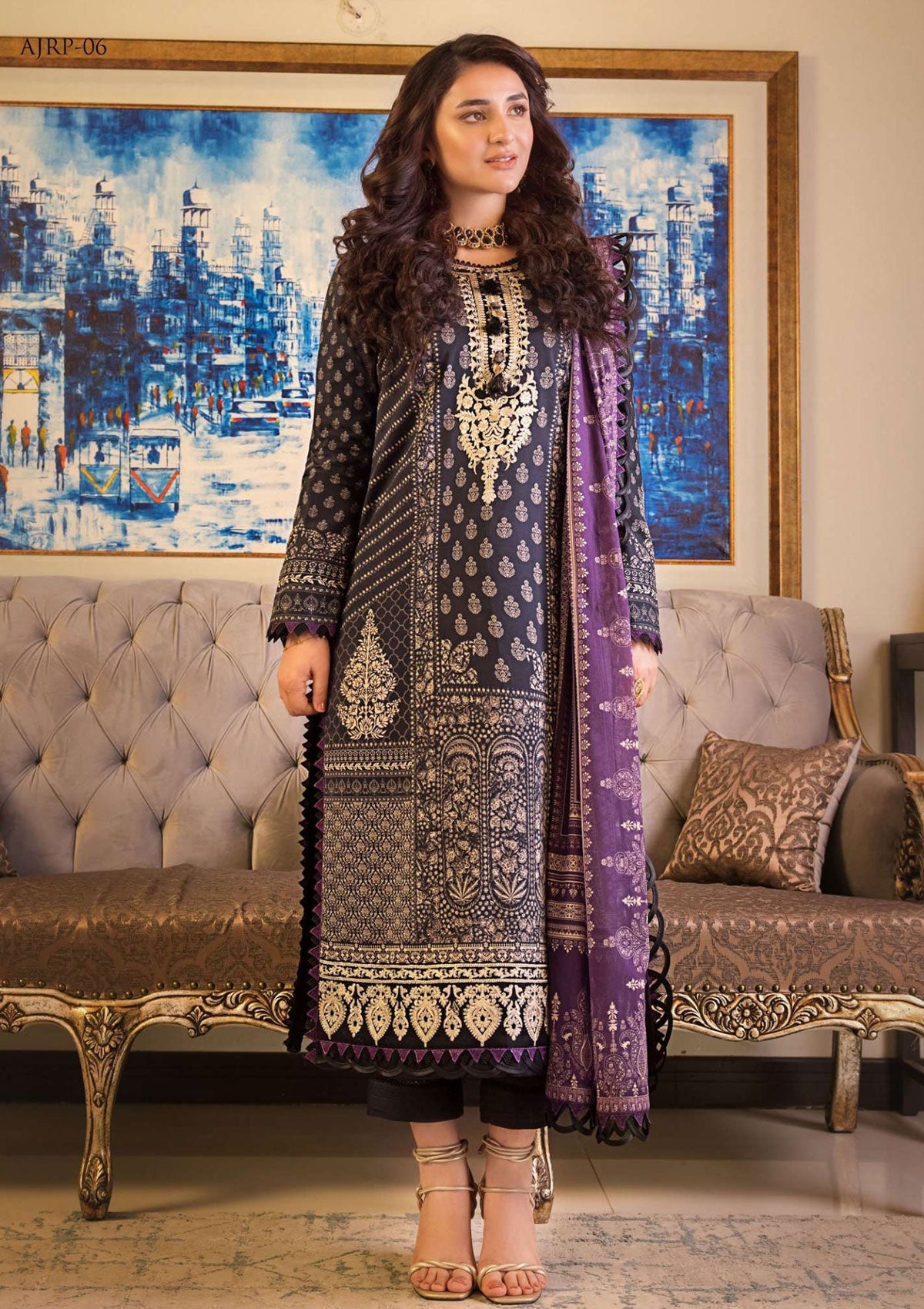 Lawn Collection - Asim Jofa - Rania - AJRP#06