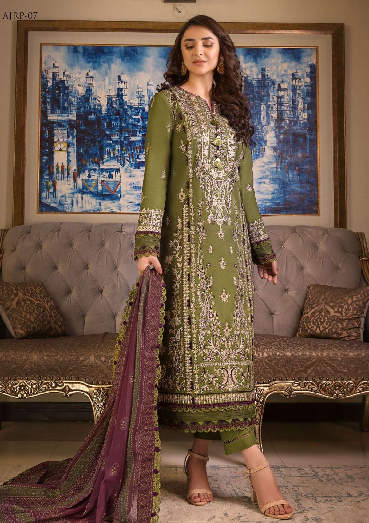 Lawn Collection - Asim Jofa - Rania - AJRP#07