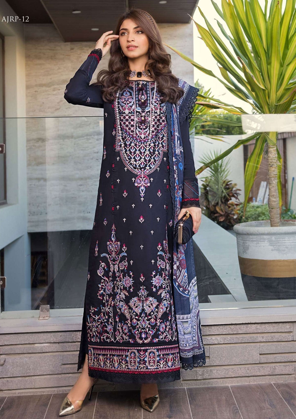 Lawn Collection - Asim Jofa - Rania - AJRP#12