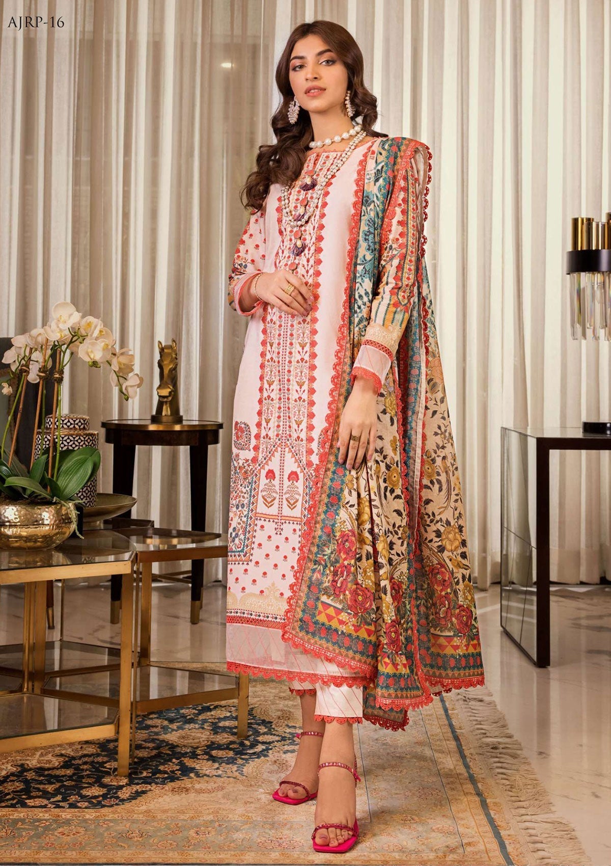 Lawn Collection - Asim Jofa - Rania - AJRP#16