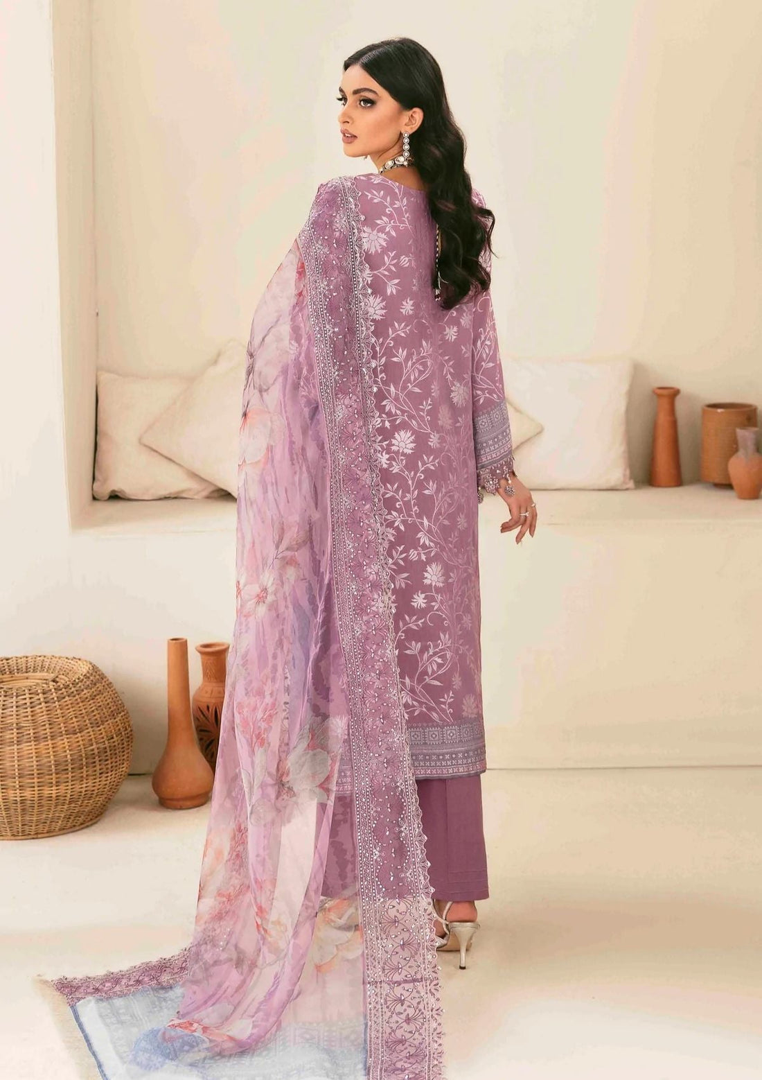 Lawn Collection - Nureh - Maya Jacquard - Cambric - NJ#42