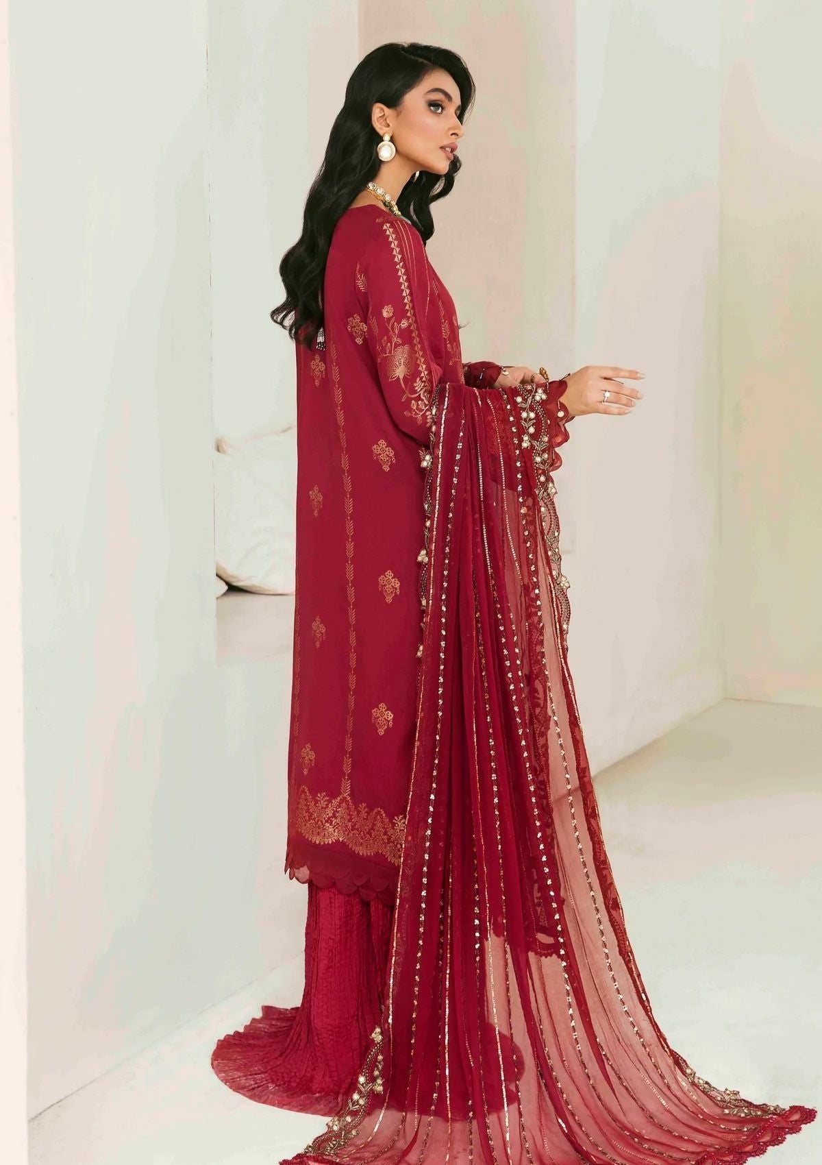 Lawn Collection - Nureh - Maya Jacquard - Cambric - NJ#43