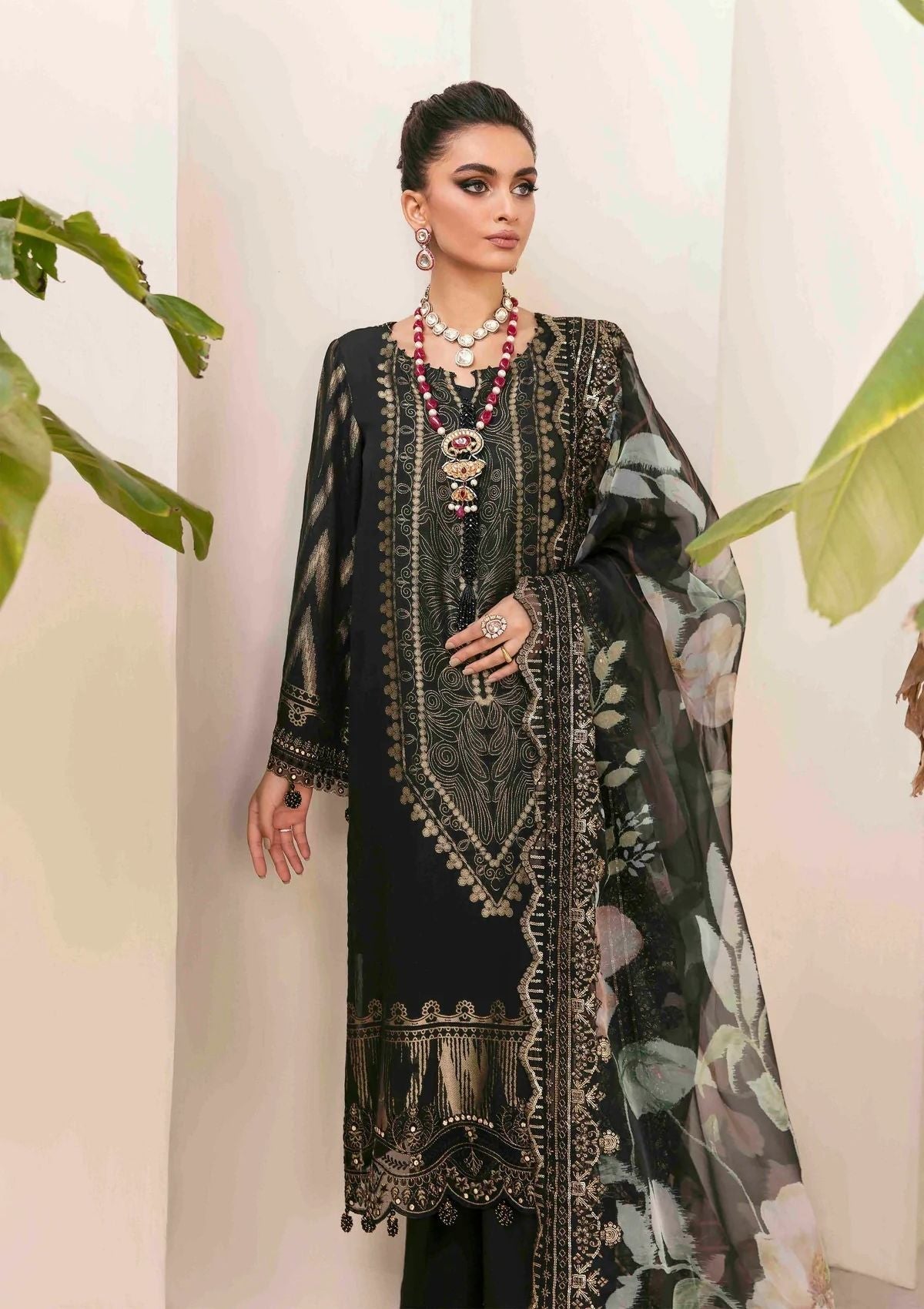 Lawn Collection - Nureh - Maya Jacquard - Cambric - NJ#44