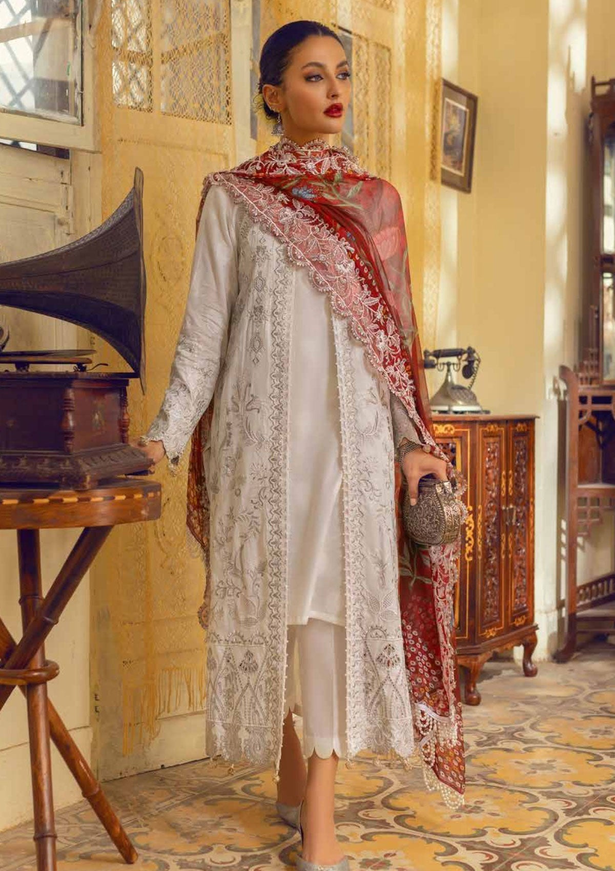 Lawn Collection - Nureh - Maya Jacquard - Festive - NJ#37