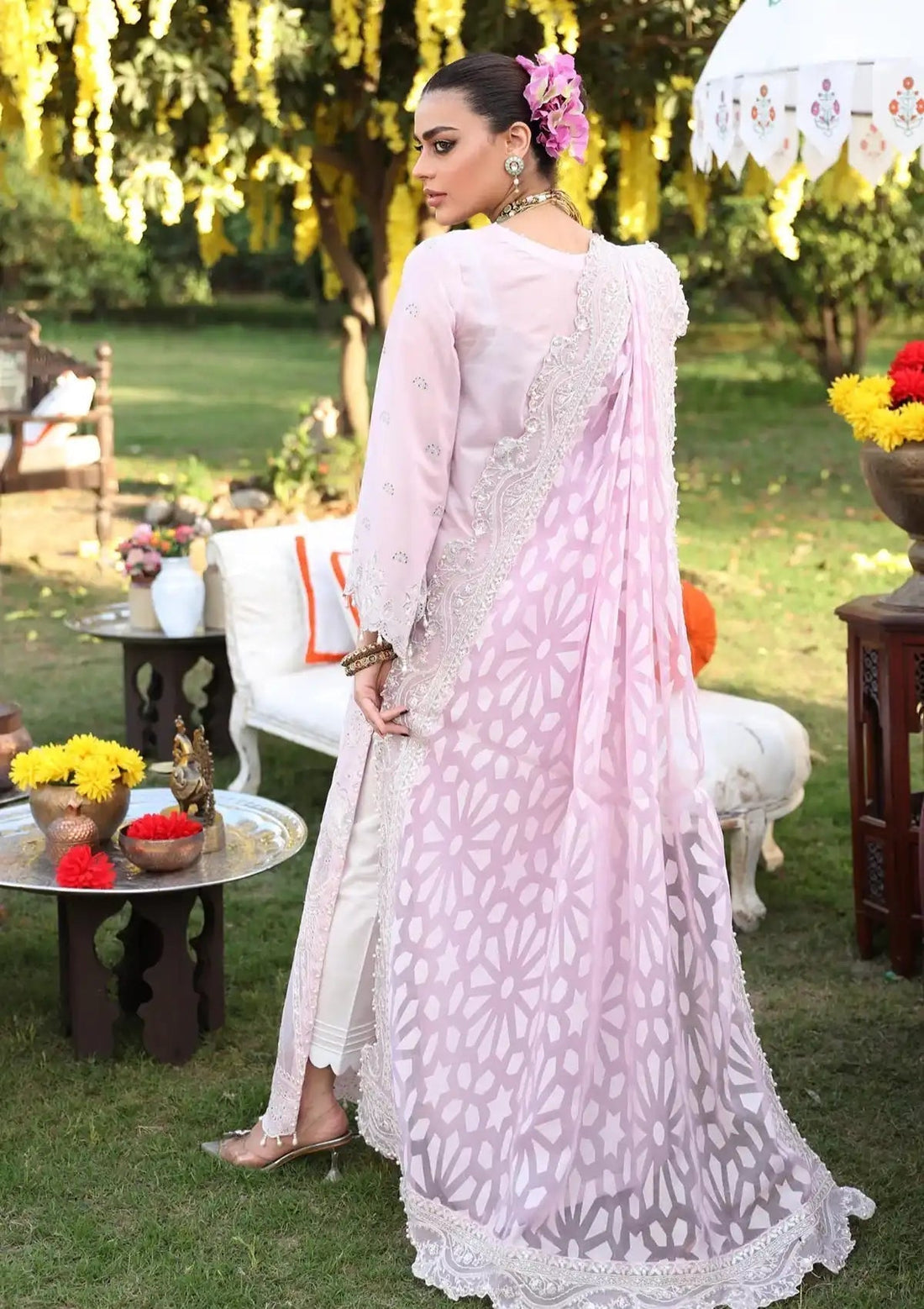 Lawn Collection - Nureh - Nouratan - Festive - NF#30 - Official Nureh - Agha Fabrics UK