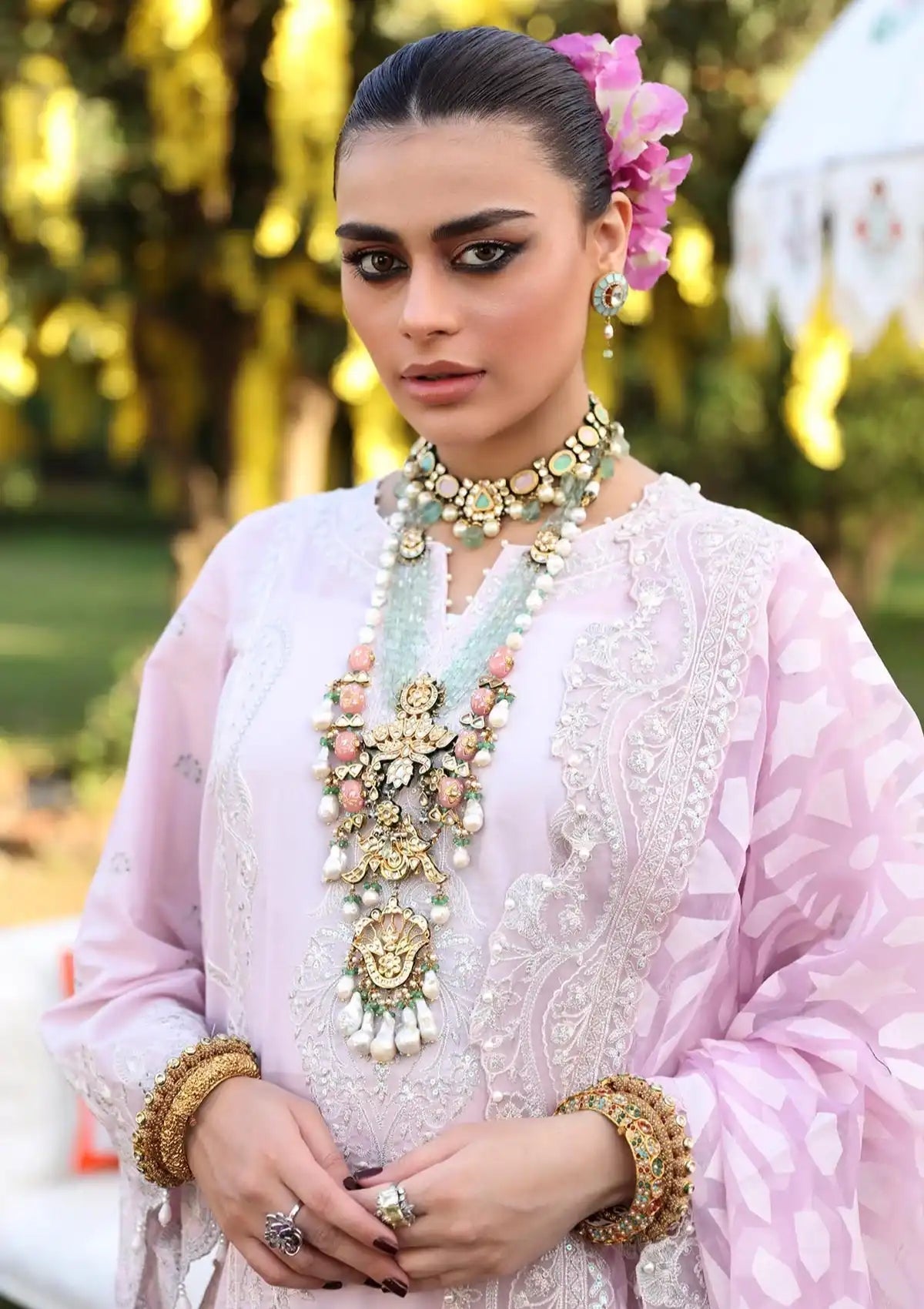 Lawn Collection - Nureh - Nouratan - Festive - NF#30 - Official Nureh - Agha Fabrics UK