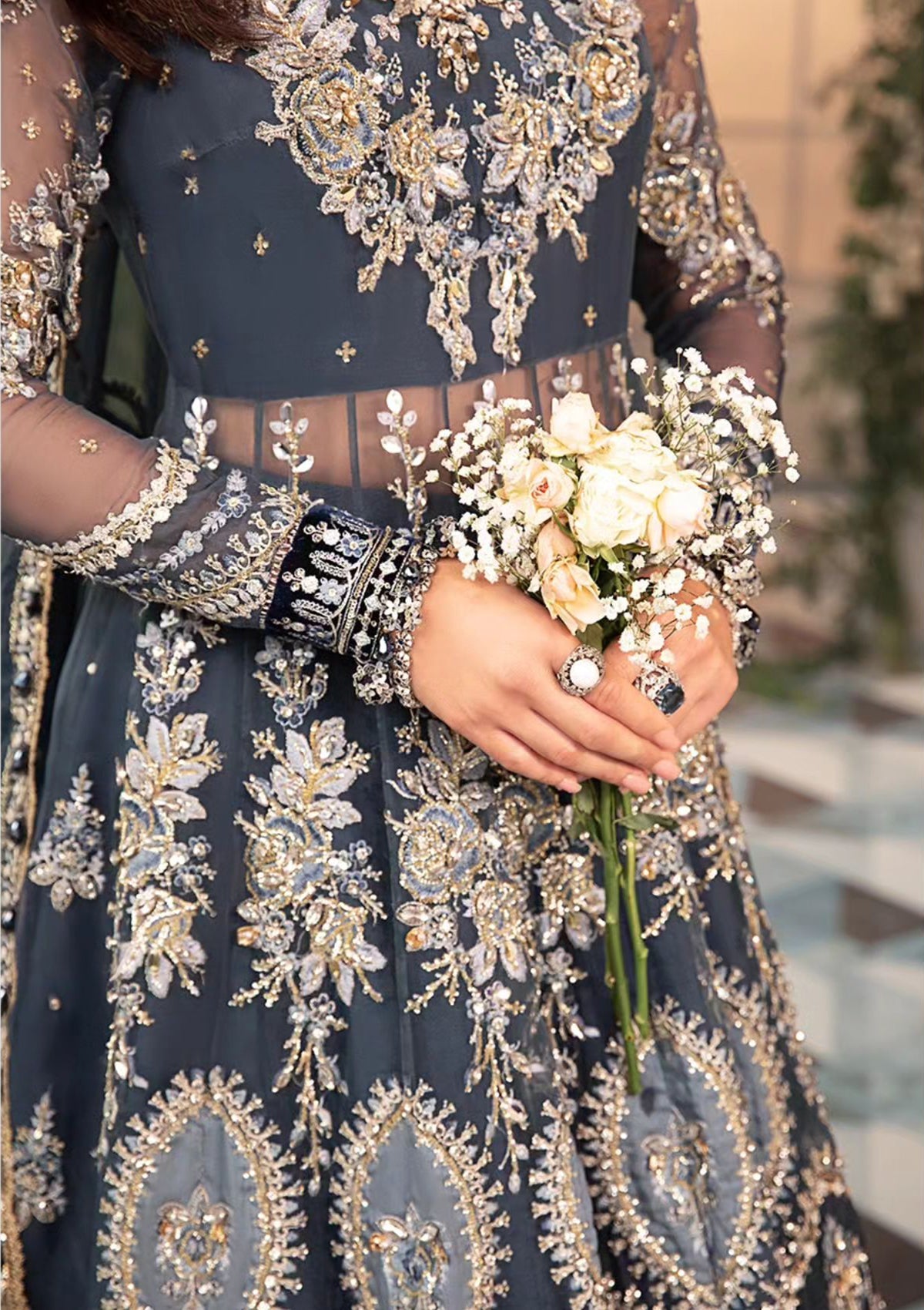 Formal Collection - Maria B - Mbroidered - Wedding Edition 24 - MWE#01 - Official Maria B - Agha Fabrics UK