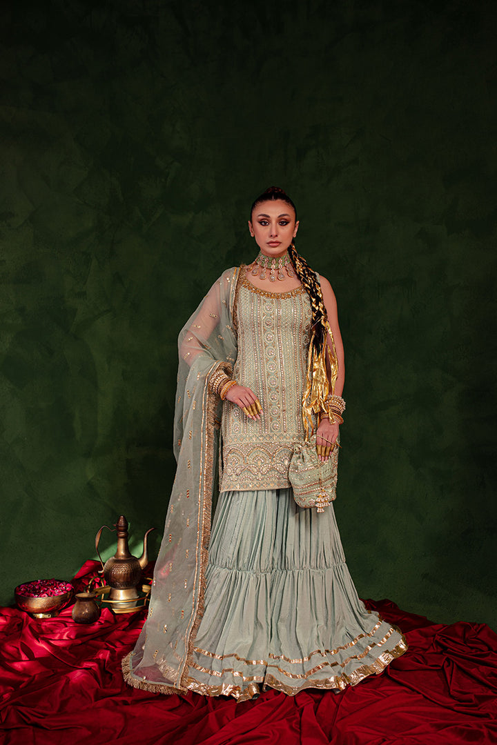 Maria Osama Khan | Salma Sitara | QAYAAS -  Maria Osama Khan Formal -  Agha Fabrics