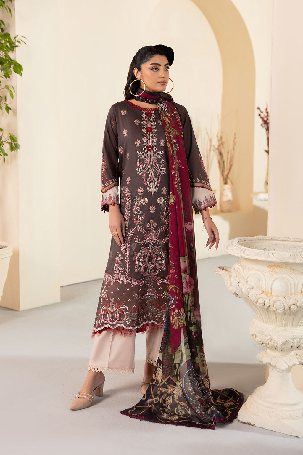 Ramsha | Mashaal Luxury Lawn | L-1309