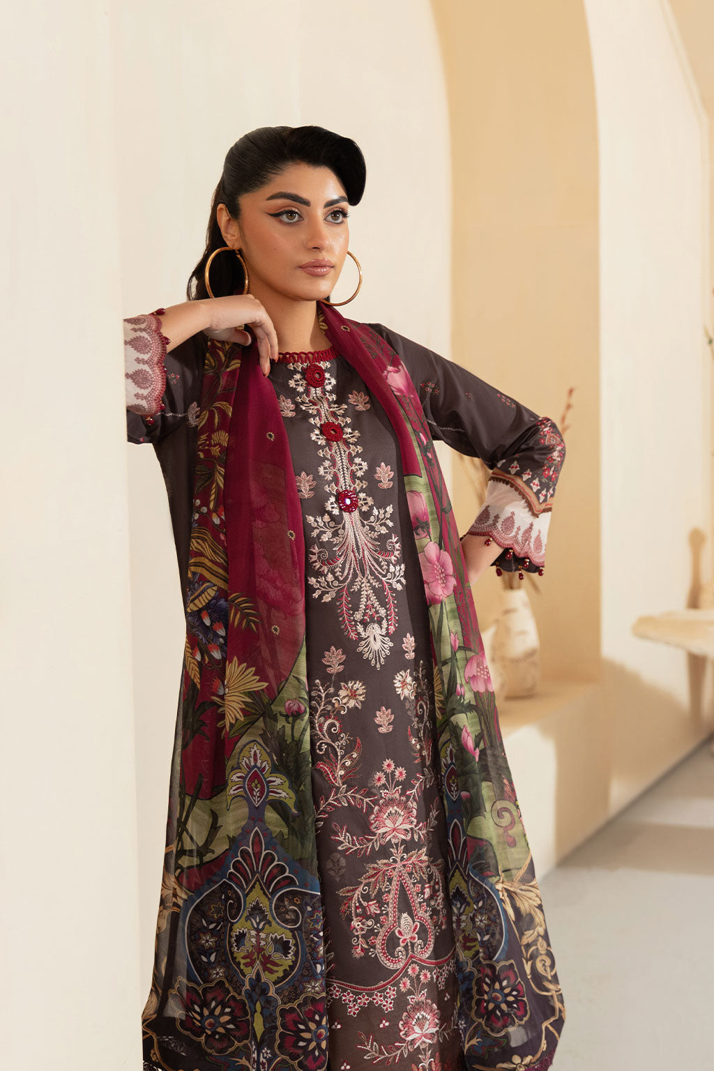 Ramsha | Mashaal Luxury Lawn | L-1309