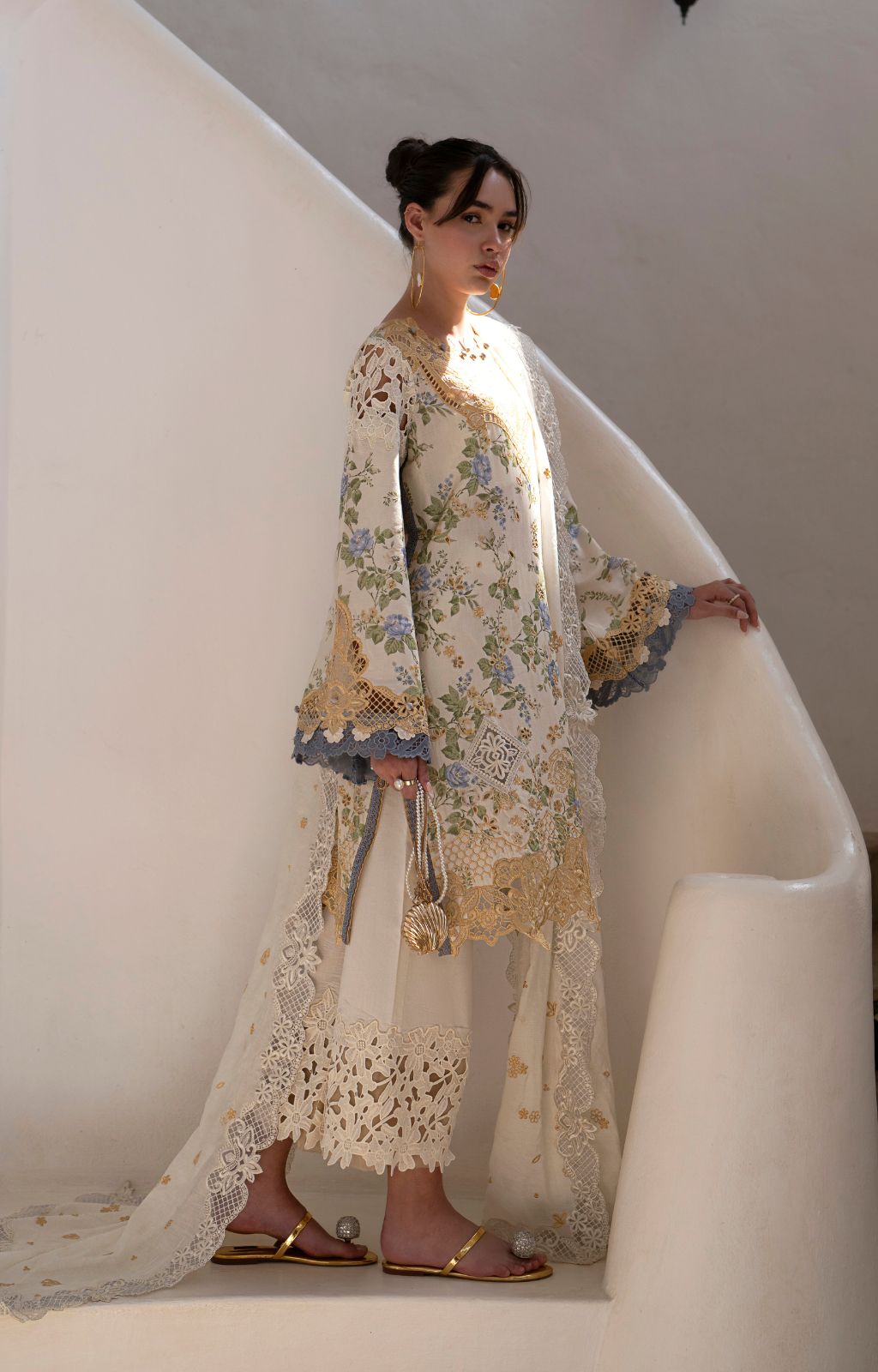 AJR Couture | Printakari Lawn 25 | Maze - Official AJR Couture - Agha Fabrics UK
