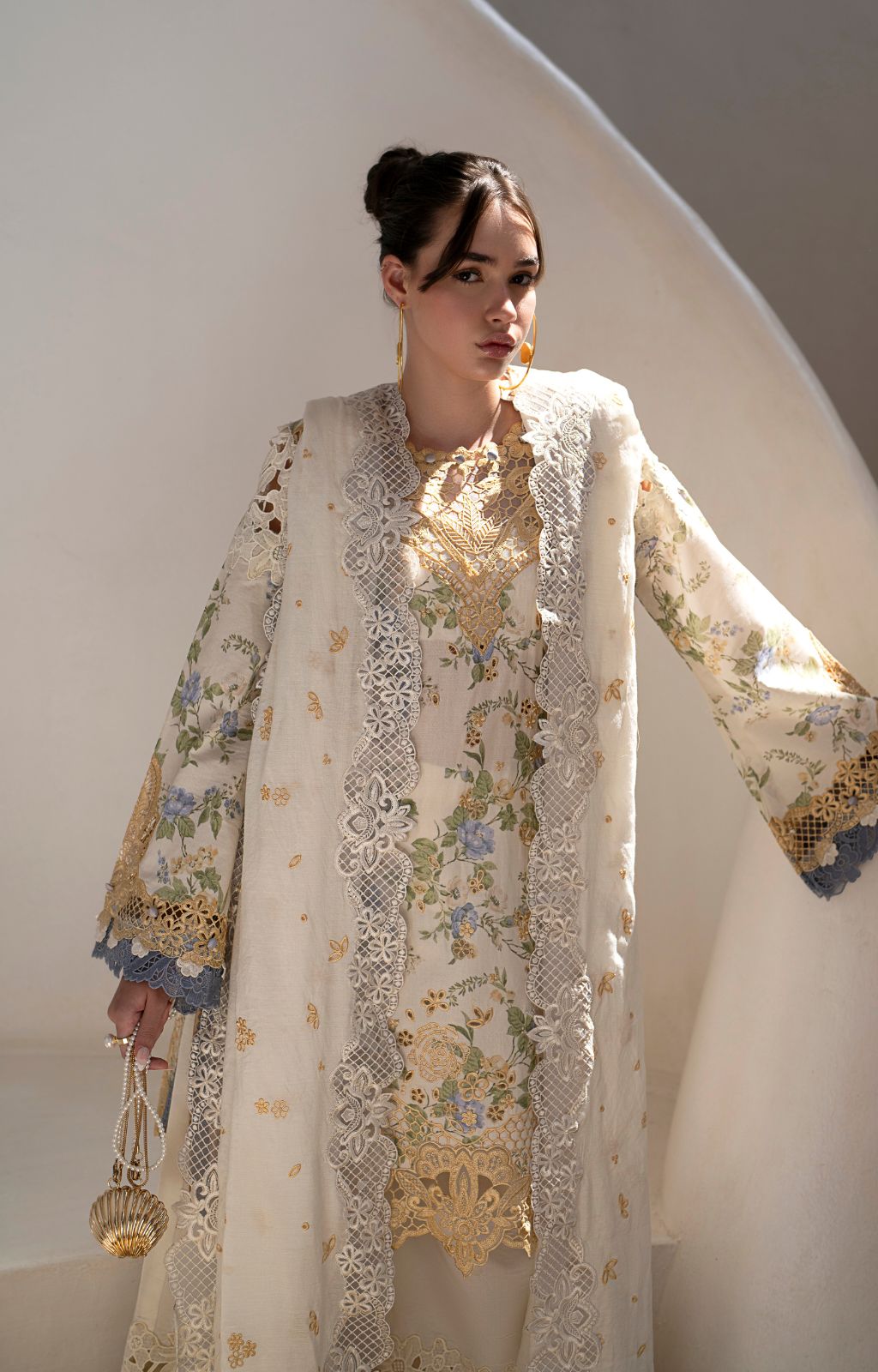 AJR Couture | Printakari Lawn 25 | Maze - Official AJR Couture - Agha Fabrics UK