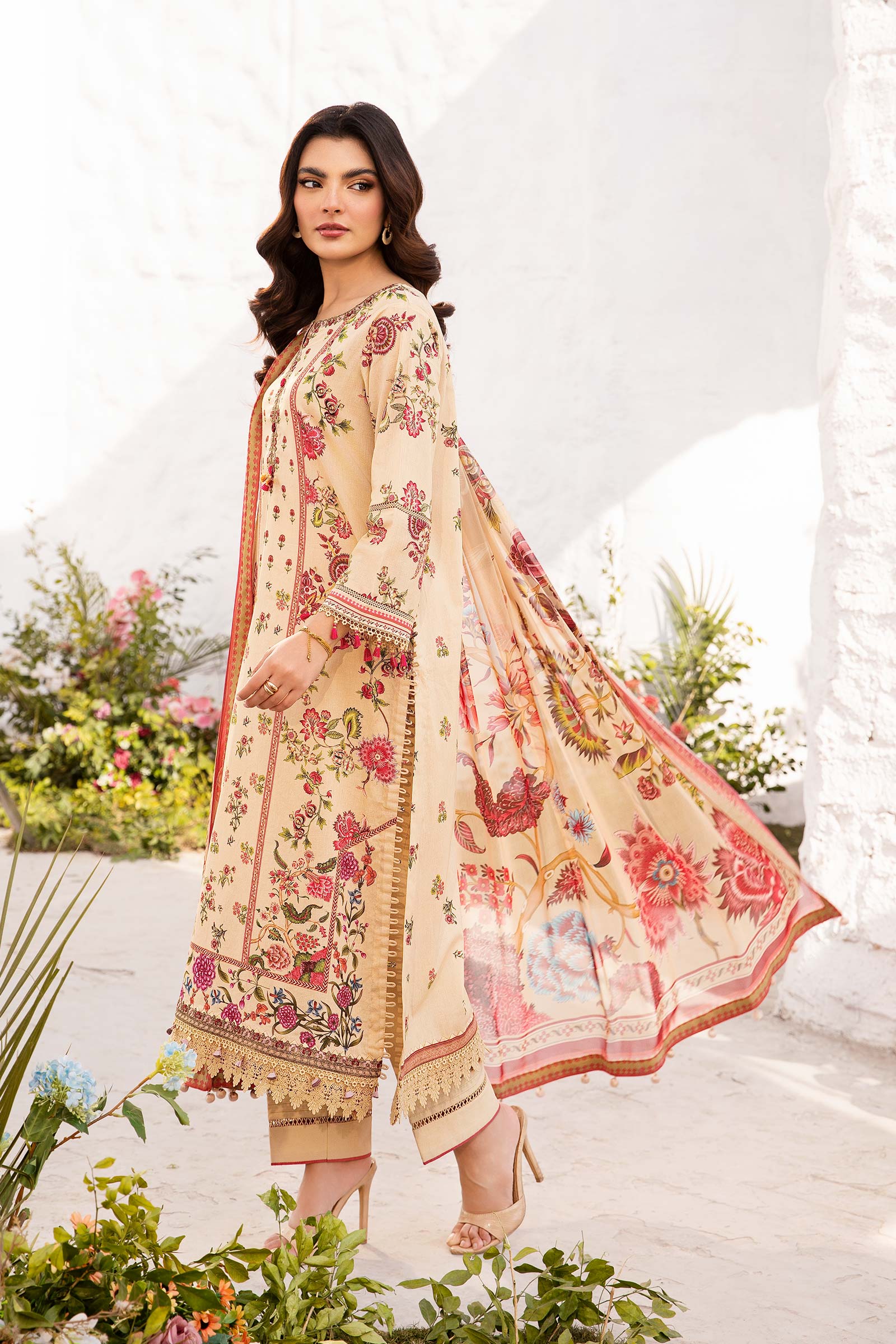 Maria B | M Basic Summer Lawn 25 | MB-CUS25-705A
