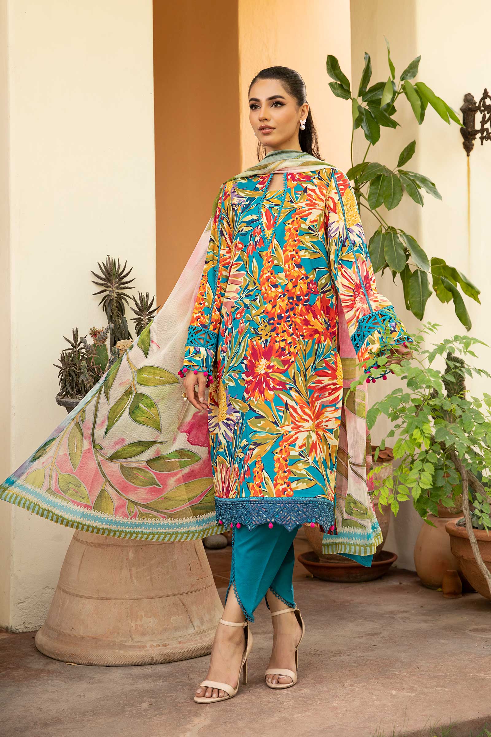 Maria B | Eid Basic Lawn | MB-CUS25-903A