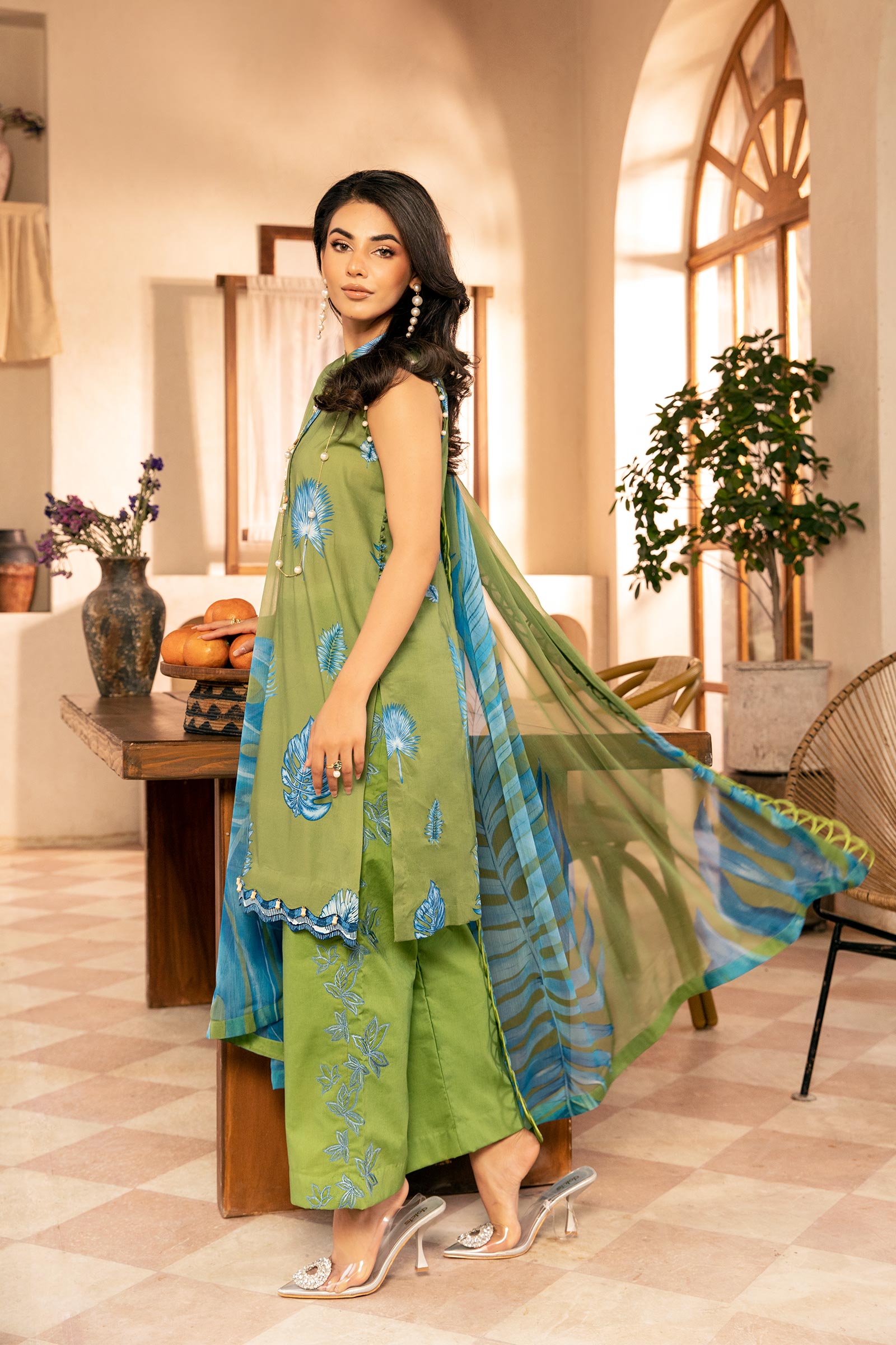 Maria B | Eid Basic Lawn | MB-CUS25-906A
