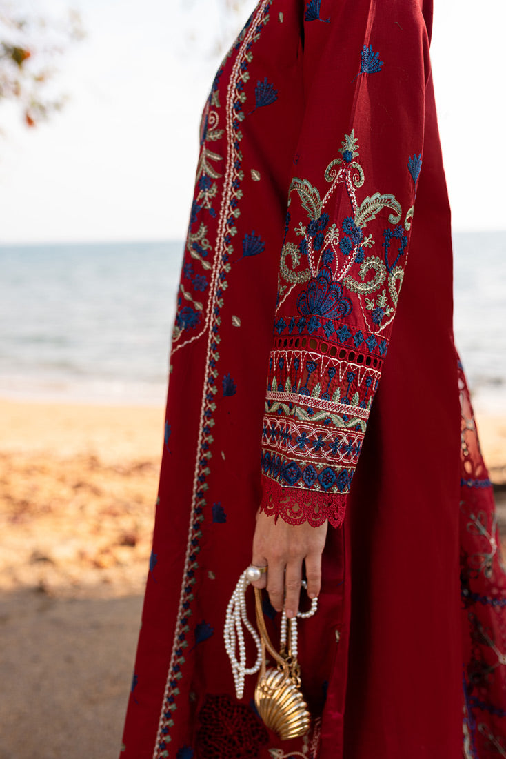 Marjjan | Fasana Lawn | MBL-07 A - Official Marjjan - Agha Fabrics UK