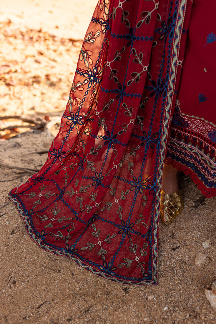 Marjjan | Fasana Lawn | MBL-07 A - Official Marjjan - Agha Fabrics UK