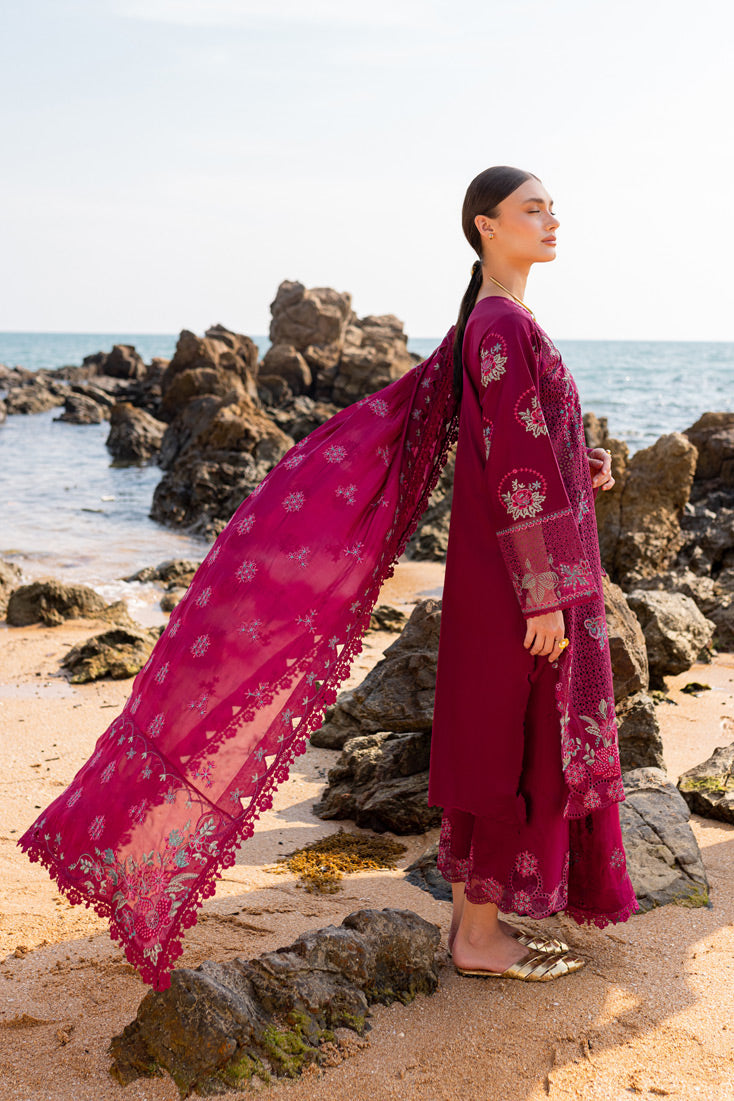 Marjjan | Fasana Lawn | MBL-08 A - Official Marjjan - Agha Fabrics UK