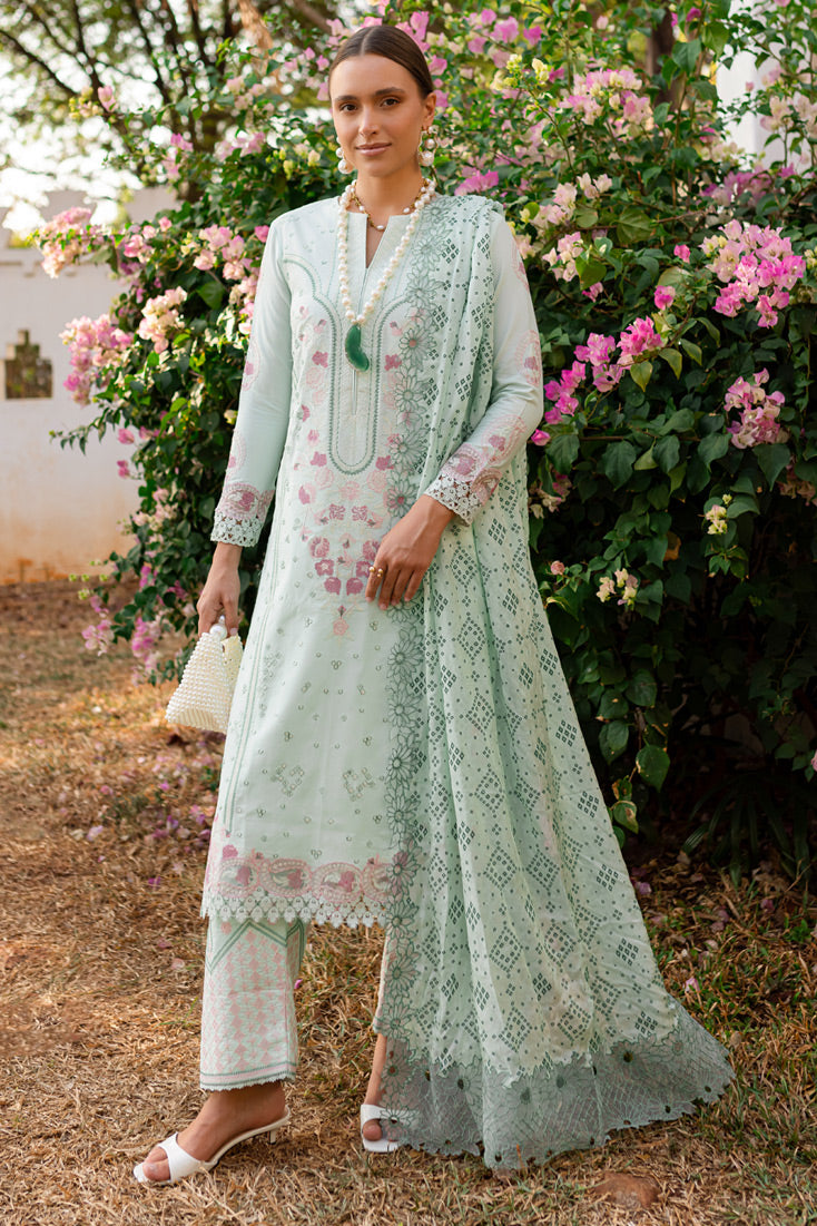 Marjjan | Fasana Lawn | MBL-09 A - Official Marjjan - Agha Fabrics UK