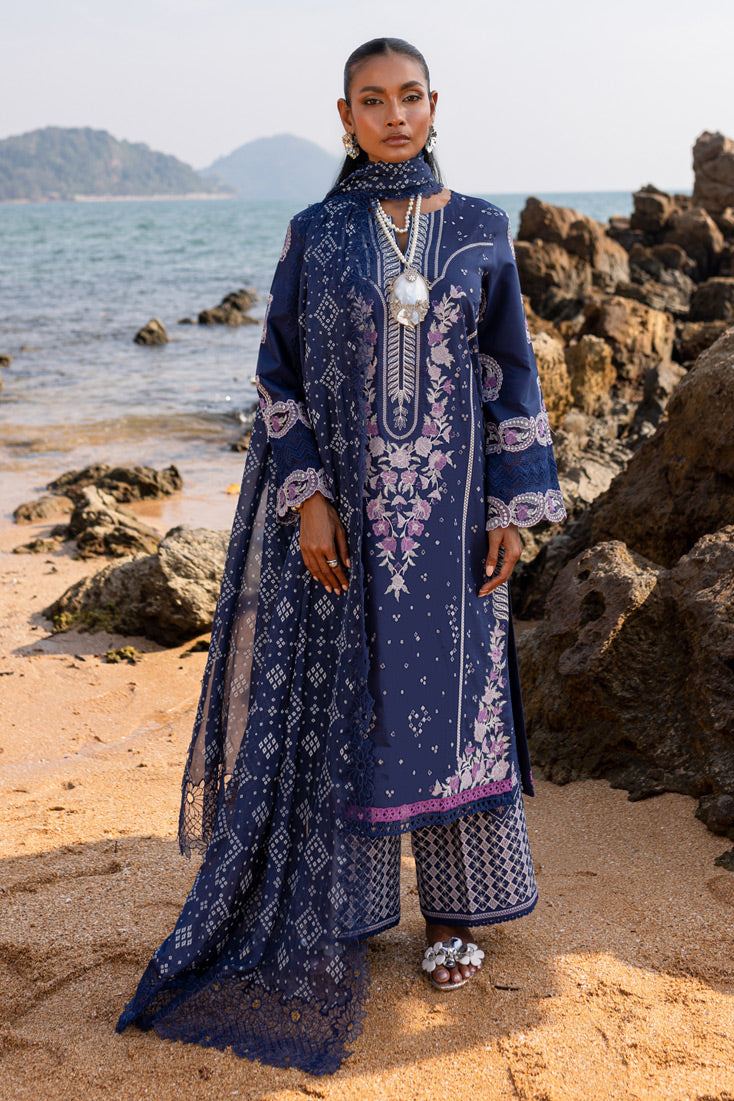 Marjjan | Fasana Lawn | MBL-09 B - Official Marjjan - Agha Fabrics UK