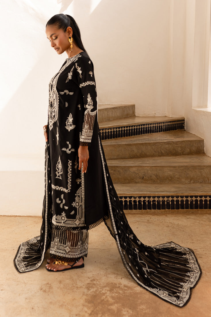 Marjjan | Fasana Lawn | MBL-10 A - Official Marjjan - Agha Fabrics UK