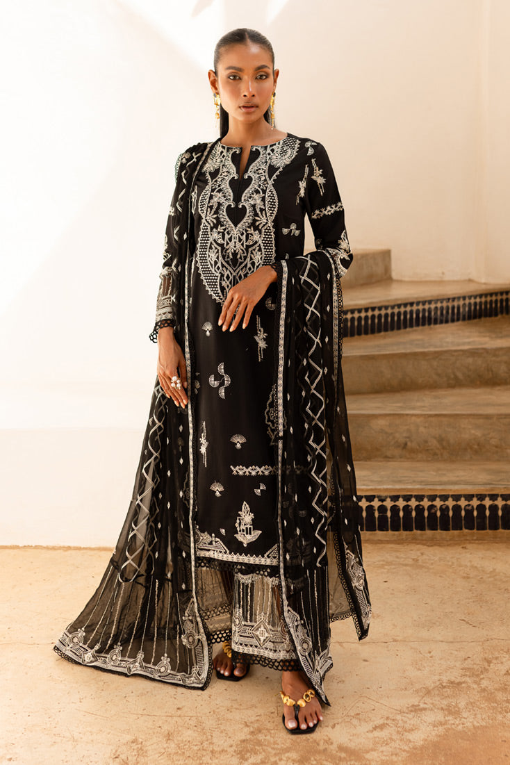 Marjjan | Fasana Lawn | MBL-10 A - Official Marjjan - Agha Fabrics UK