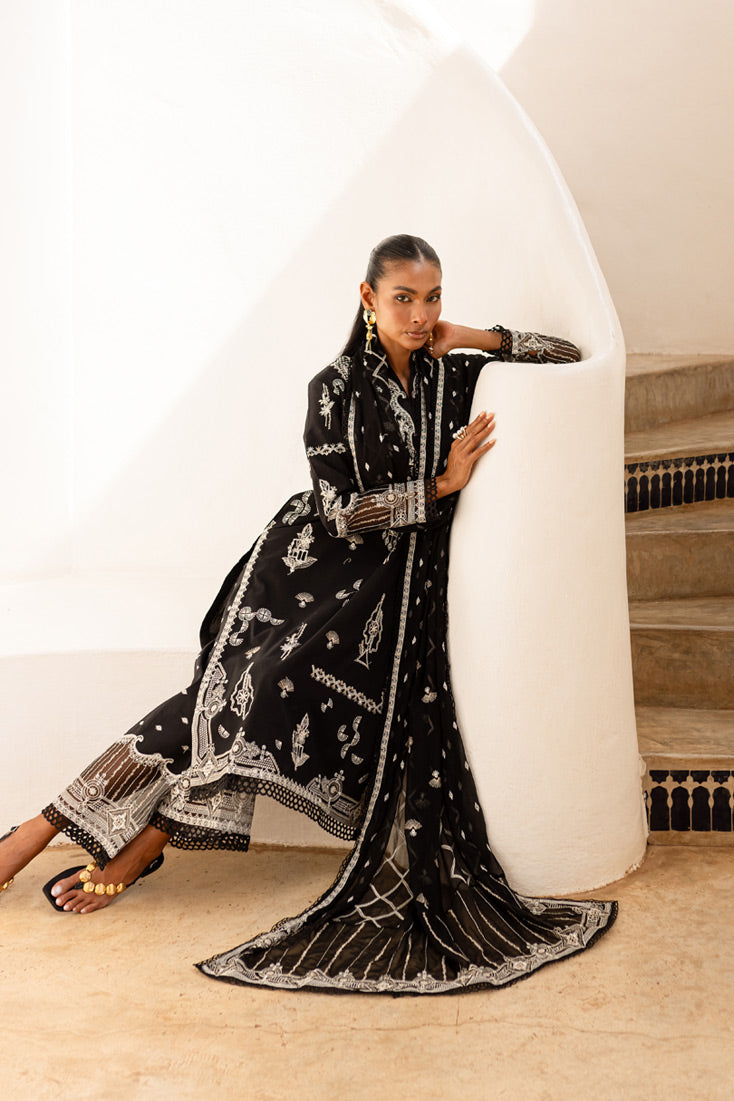 Marjjan | Fasana Lawn | MBL-10 A - Official Marjjan - Agha Fabrics UK