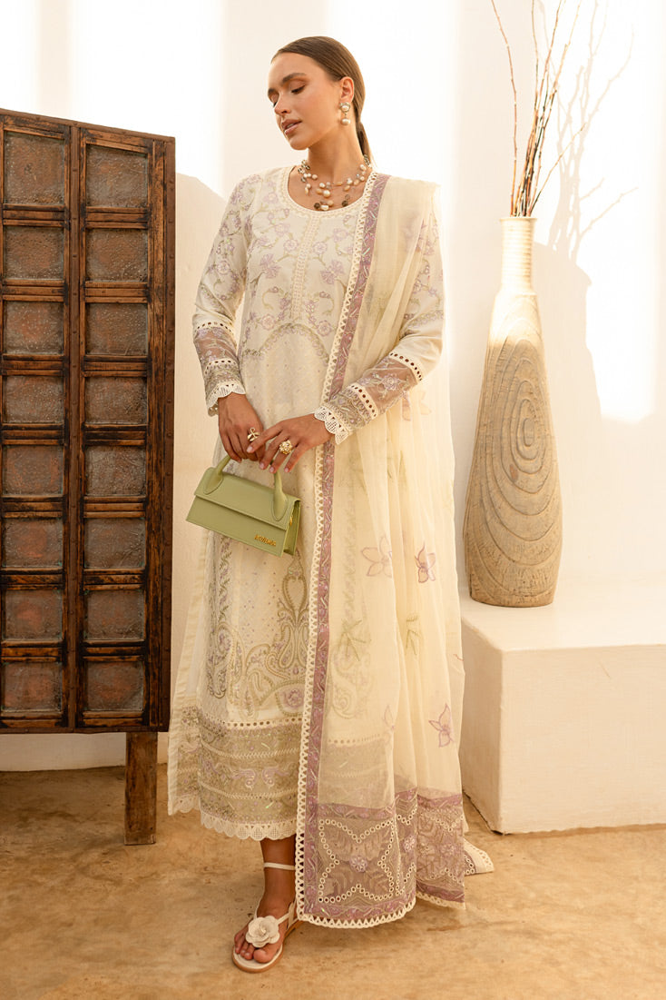 Marjjan | Fasana Lawn | MBL-11 A - Official Marjjan - Agha Fabrics UK