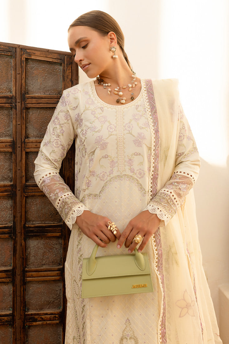 Marjjan | Fasana Lawn | MBL-11 A - Official Marjjan - Agha Fabrics UK