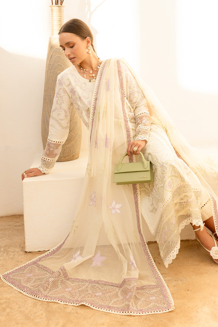 Marjjan | Fasana Lawn | MBL-11 A - Official Marjjan - Agha Fabrics UK
