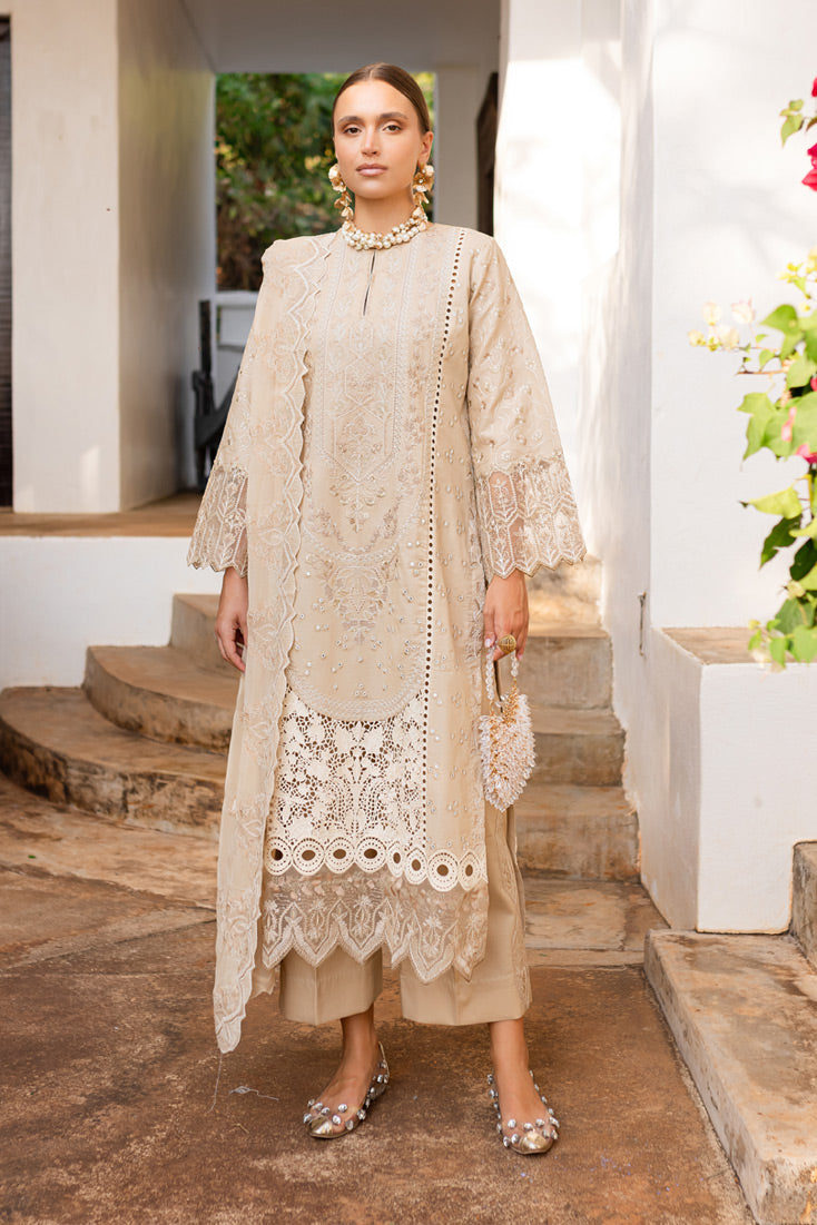 Marjjan | Fasana Lawn | MBL-12 A - Official Marjjan - Agha Fabrics UK