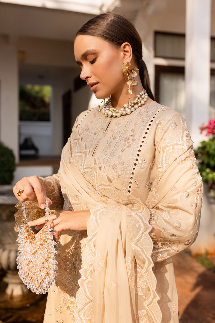 Marjjan | Fasana Lawn | MBL-12 A - Official Marjjan - Agha Fabrics UK