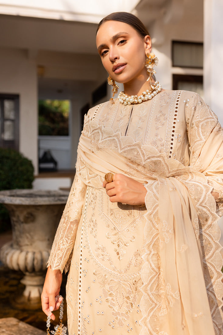 Marjjan | Fasana Lawn | MBL-12 A - Official Marjjan - Agha Fabrics UK