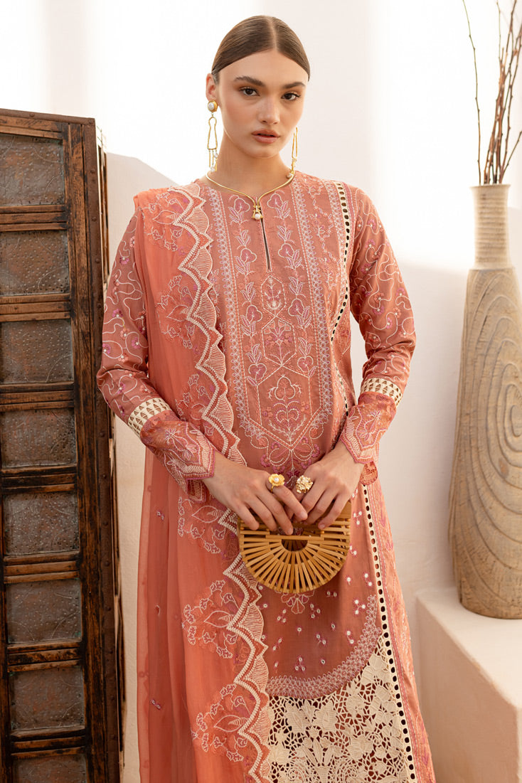 Marjjan | Fasana Lawn | MBL-12 B - Official Marjjan - Agha Fabrics UK