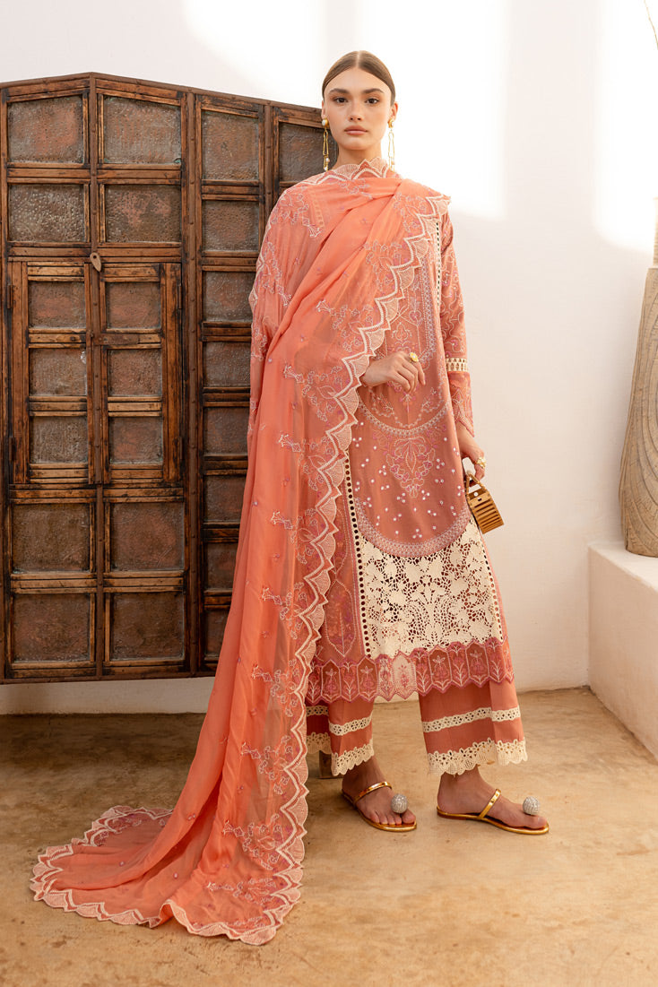 Marjjan | Fasana Lawn | MBL-12 B - Official Marjjan - Agha Fabrics UK