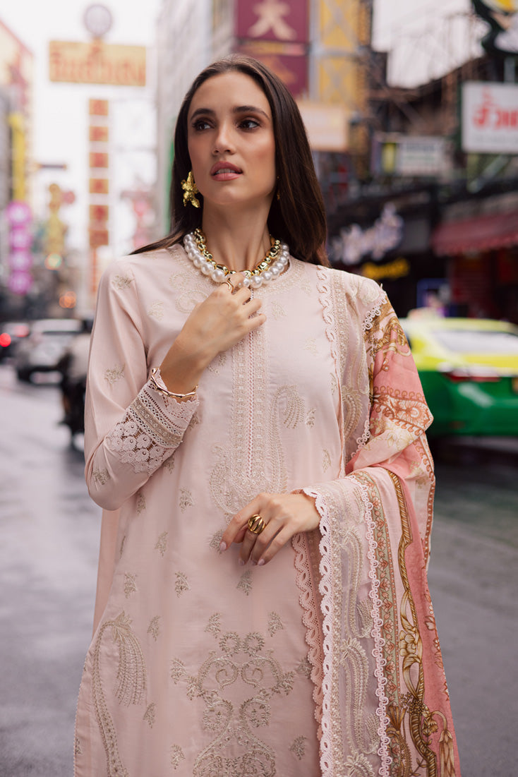 Marjjan | Carnation Lawn | MBL-15 A (PINK) - Official Marjjan - Agha Fabrics UK