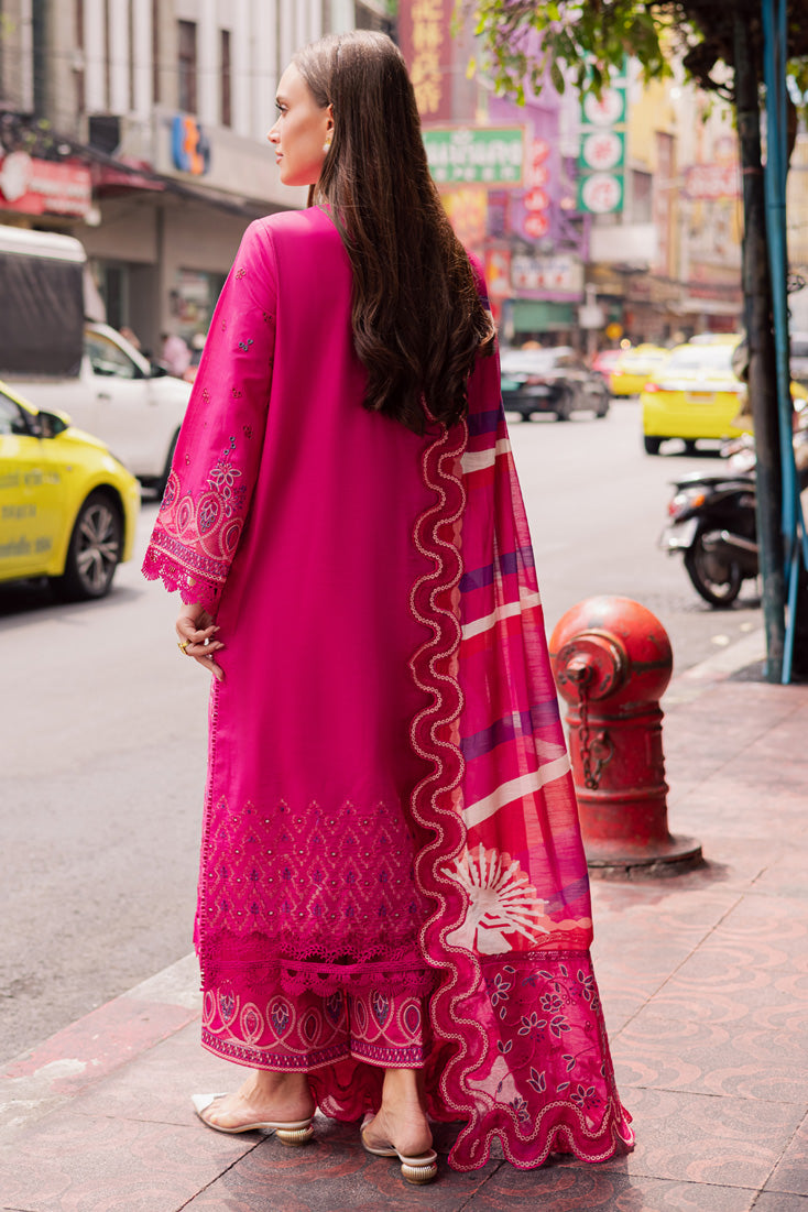 Marjjan | Carnation Lawn | MBL-17 B (HOT PINK) - Official Marjjan - Agha Fabrics UK